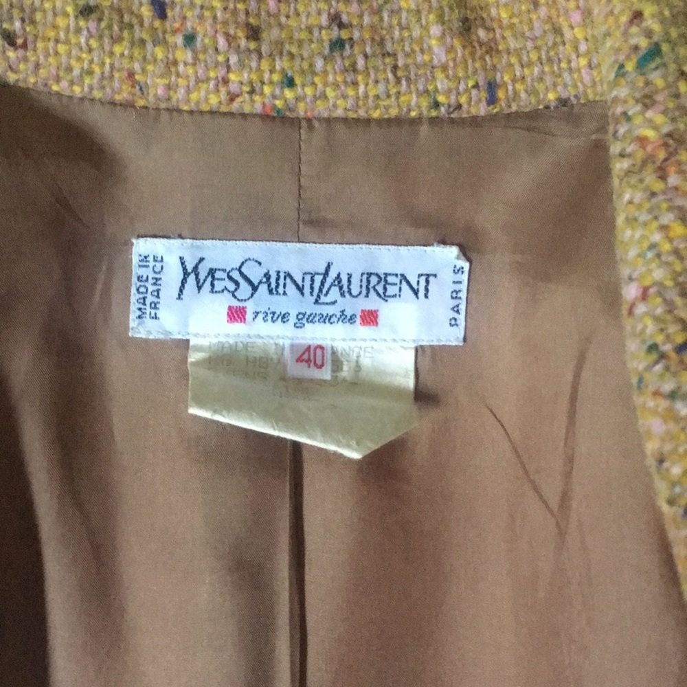 Ysl Rive Gauche Wool Jacket Vintage - image 8